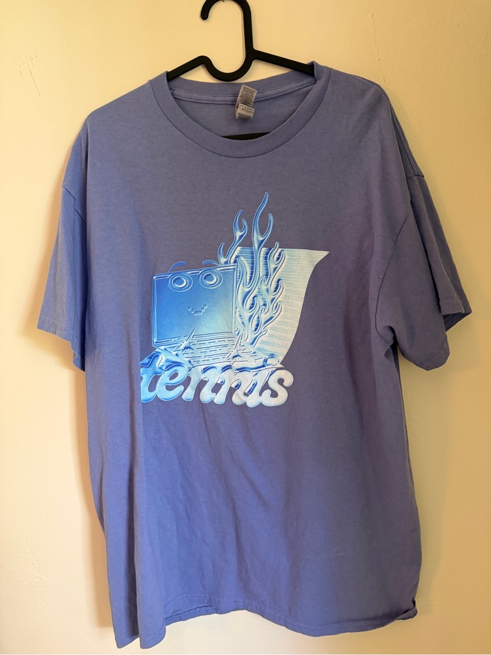 Purple Graphic Tennis Short-Sleeve Tee